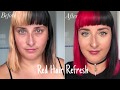 How I Dye My Hair Pillarbox Red