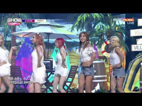 [1080p] 150715 Girls' Generation 'PARTY' - Show Champion Live Stage