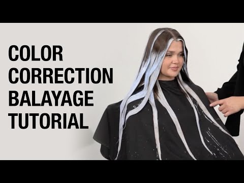 How to Balayage for Color Correcting | Color...