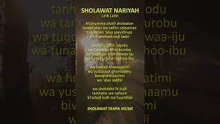 Download lagu Sholawat Nariyah Lirik mp3