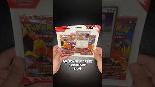 Pokémon Destined Rivals Three Pack Blister Opening! #pokemon #pokemoncards #pokemontcg #shorts #fyp