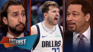 First things first | Nick Wright reacts to Mavericks beating Clippers 96-93 to even series 1-1