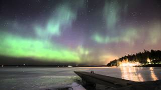 preview picture of video 'Aurora Timelapse, Tampere 17.3.2015'