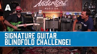 Video thumbnail for Whose Guitar is this? Guess the Signature Guitar Blindfold Challenge! by Andertons Music Co