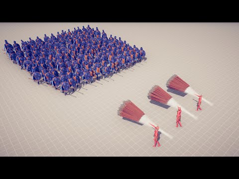 3x SPEAR GODS vs 100x EVERY UNIT - Totally Accurate Battle Simulator
