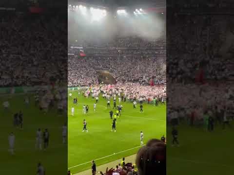 Eintracht Frankfurt vs West Ham United | Fans stürmen den Platz #europaleague #sge #eintracht #ffm