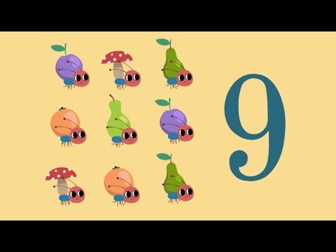 Learning to count to nine - Educational Cartoons For Children - Happy Counting (Ep.8)