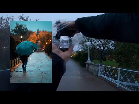 POV Rainy Boston Street Photography with 85mm