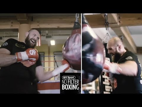 Tyson Fury looks incredible on the wrecking ball!