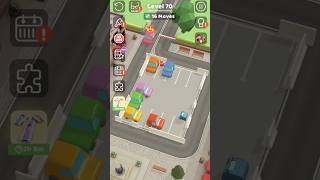 PARKING JAM 3D LEVEL-70 | PARKING JAM 3D #viral #gaming #parkingjam3d #mqehgaming #shorts