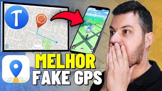 Como usar LOCALIZAÇÃO FALSA no IPHONE ou ANDROID em 2024!! (AnyGo - FAKE GPS) (GPS FALSO)