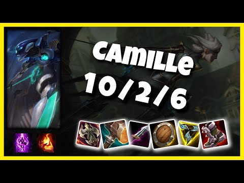 Camille vs Jax KOREAN Challenger TOP (10/2/6) Gameplay Replay - Patch 10.24