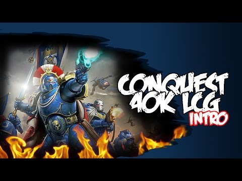 How To Play 40k Conquest LCG -  Tutorial Warhammer 40,000