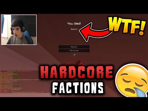 Minecraft Hardcore FACTIONS #12 - 3 FACTION MEMBERS DIE TO OP TRAP!! (Rage)