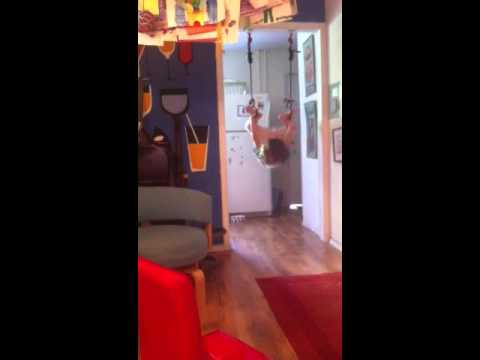 Lola getting ready for the Olympics