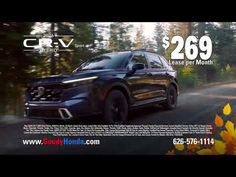 Get a CR-V for $269 a month or get an Accord Sport $299 a month. #accordsport #accord #CR-V #honda