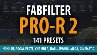 Video thumbnail for FabFilter PRO-R 2 - 121 Presets | No Talking by andivax