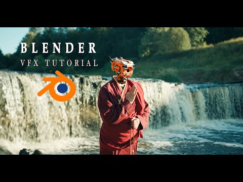 The Creator Movie like VFX Scene in Blender KeenTools GeoTracker for Blender