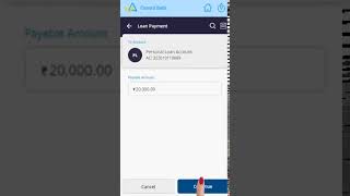 How to perform loan repayment transactions in Canara Bank mobile banking app