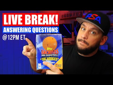 Live! 1992 Topps Archives Box Break and Sports Card Q&A With PSA COLLECTOR