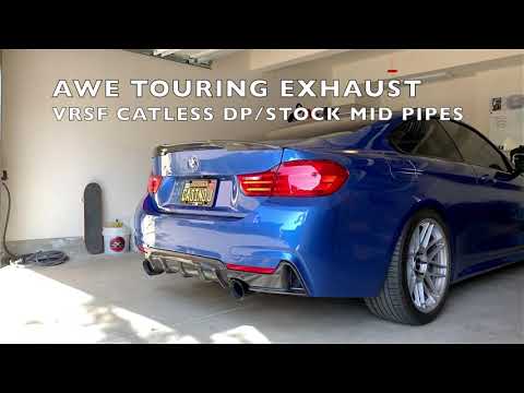 AWE Axle Back Exhaust | VRSF Catless Downpipe | Stock Mid-Section | Stage 2 BootMod3 | Burbles