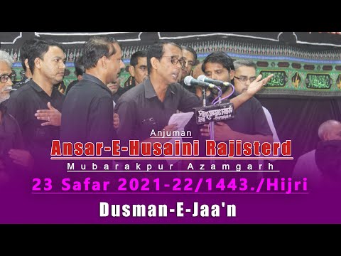 Ansar-E-Husaini  Rajisterd !! Dusman-E-Jaa'n !! 23 Safar 2021-22_1443.Hijri