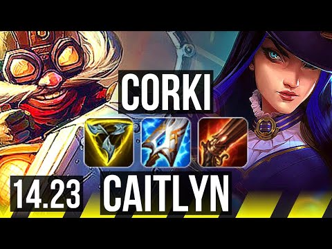 CORKI & Rell vs CAITLYN & Nautilus (ADC) | KR Grandmaster | 14.23