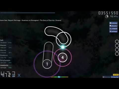 Xceon feat. Mayumi Morinaga - Ikuseisou no Monogatari [Insane] Osu! Count3rl33