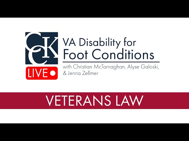 VA Disability for Foot Conditions