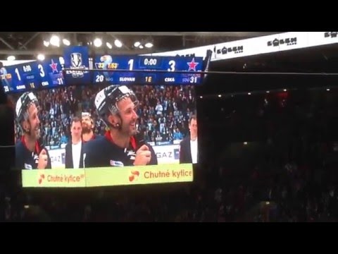 HC Slovan - CSKA Moskva, rozlúčka Ľuba Višňovského