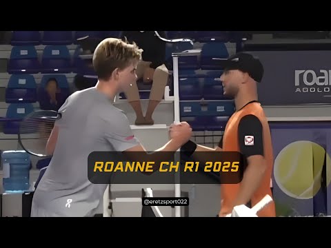 Roanne Challenger 2025 R1: Filip Misolic [3] vs. Henry Bernet [WC] Highlights