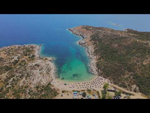 Sykia Beach (Sithonia, Halkidiki) I 4k HDR Drone Footage