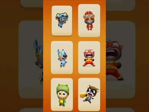Talking Tom Gold Run Lucky Card All Cards Got Characters #android #gaming