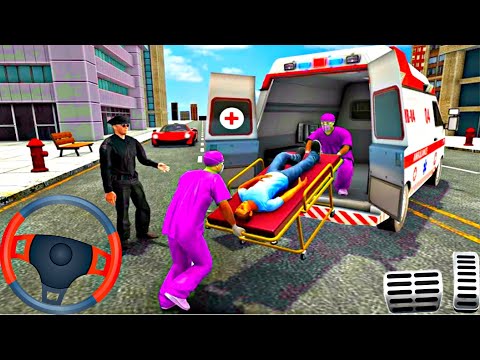 Emergency City Ambulance Rescue Driving Simulator - Android Gameplay