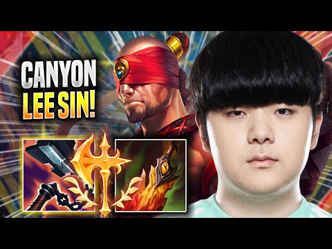 CANYON IS SO GOOD WITH LEE SIN! - DK Canyon Plays Lee Sin JUNGLE vs Graves! | Season 2022