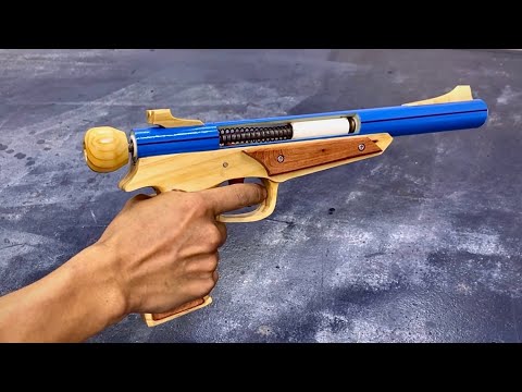 Beautiful matchstick toy gun design