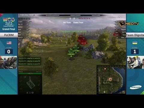 WCG2013 Stage D - World of Tank : FLCRM vs Team Dignita