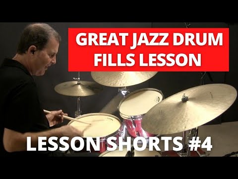 Great Jazz Drum Fills - Drum Lesson 4 - #shorts