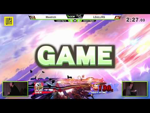 CCExSV - Meurich (Sheik, G&W) Vs. LDJLLRG (Diddy) - Losers Top 12 - Smash 4 Singles