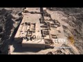AE 031 Aerial Footage Israel: Low alt aerial video flyby of Avdat (Ovdat) in the Negev Desert