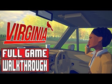 VIRGINIA Gameplay Walkthrough Part 1 FULL GAME (1080p) - No Commentary
