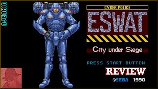ESWAT : City Under Siege - SEGA Genesis / Mega Drive - with Commentary !!
