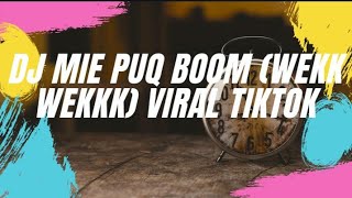 Download lagu DJ MIE PUQ BOOM BOOM (WEKK WEKK ) VIRAL DI TIKTOK mp3