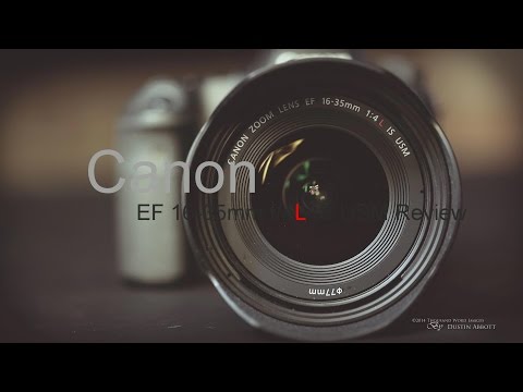 Objektyvas Canon EF 16-35mm f/4L IS USM SLR Juoda video