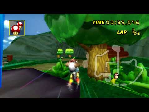 [MKWii TAS] Crystal Plains (v1.1) lap1 - 53.574