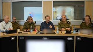 שר הביטחון בהערכת מצב עם הרמטכ"ל, וראש המוסד: תקלפו את הגרעין, הטילים, וגם מטרות משטר בטהרן.