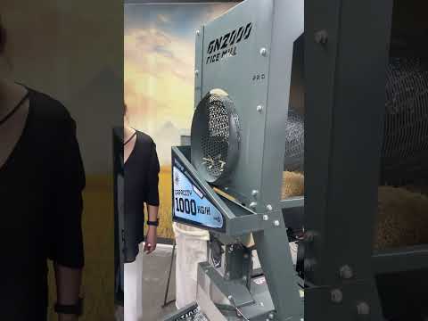 one of the most hot selling rice milling machine ,1000kg/hour capacity for rice.#ricemill  #farmer