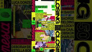 AMNESIA 39 s 50th ANNIVERSARY CLOSING FESTIVAL LINE UP