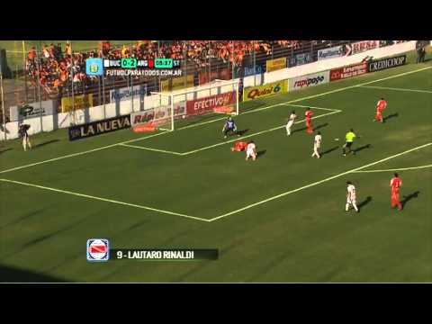 Gol Rinaldi. Boca Unidos 0 - Argentinos 3. B Nacional. Fecha 12. FPT.