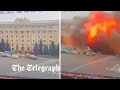 Ukraine Missile Strikes Central Kharkiv As Russian Shelling Intensifies